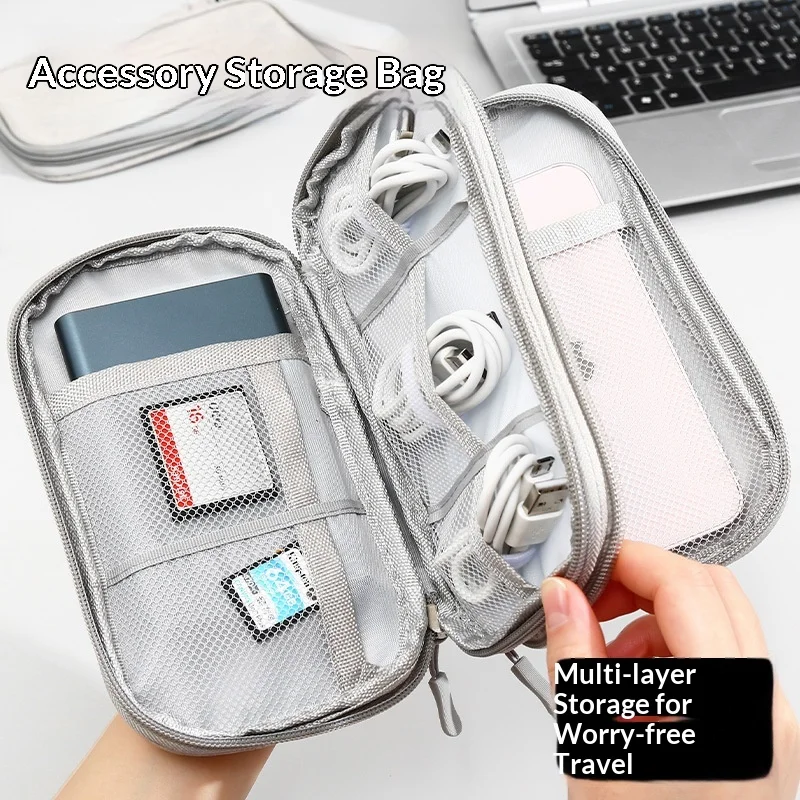 Multi Layer Travel Cable Organ - Tech Accessories Case 评论和价格