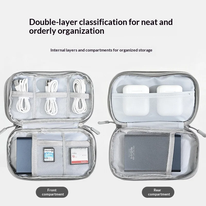 Multi Layer Travel Cable Organ - Tech Accessories Case 评论和价格
