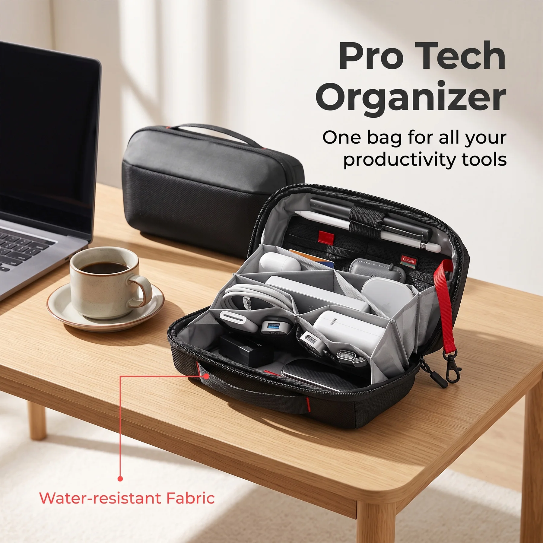 Travel Tech Organizer Pouch, W - Tech Accessories Travel Organizer Pouch 评论和价格