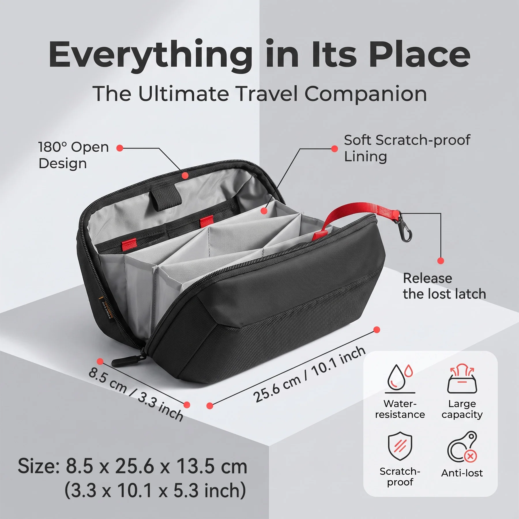 Travel Tech Organizer Pouch, W - Tech Accessories Travel Organizer Pouch 评论和价格