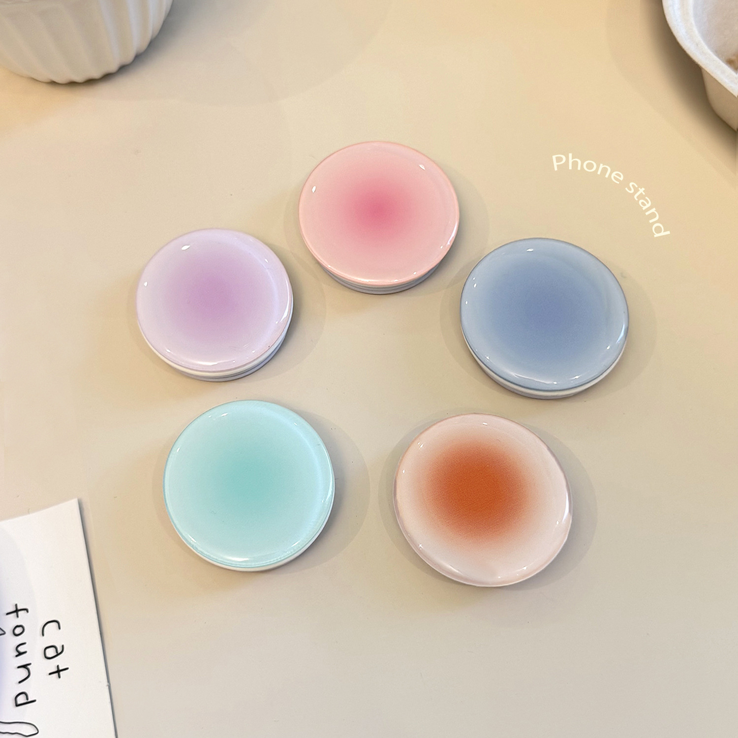 Ins Style Gradient Phone Grip  - Mobile Tech Accessories 评论和价格