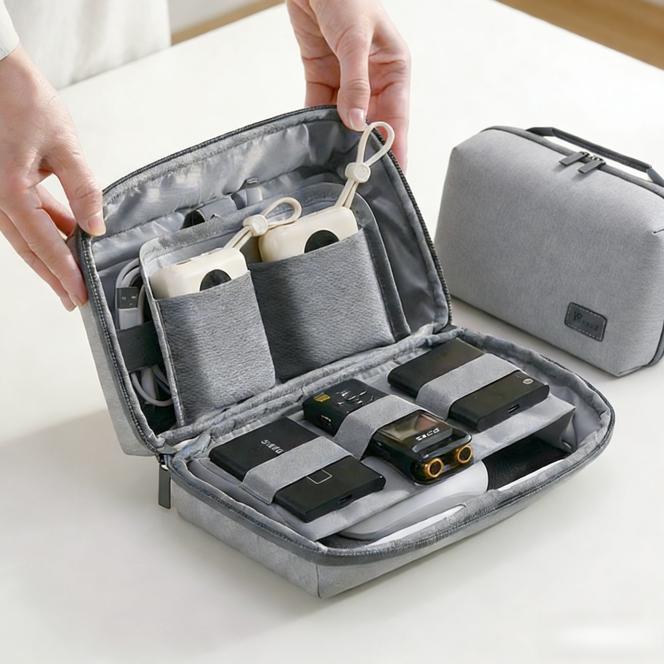 1Pc Electronics Organizer Trav - Tech Accessories Travel Organizer Pouch 评论和价格