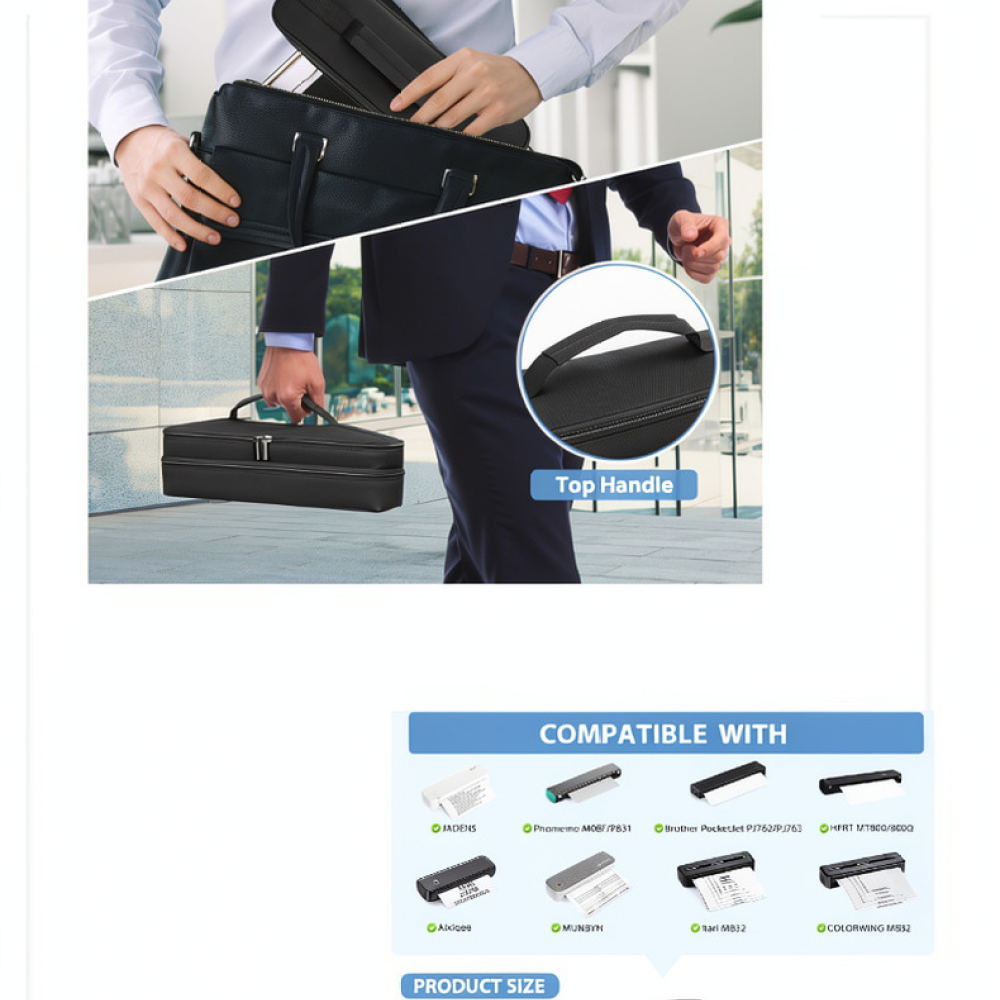 Compact Portable Printer Stora - Tech Accessories Travel Organizer Pouch 评论和价格