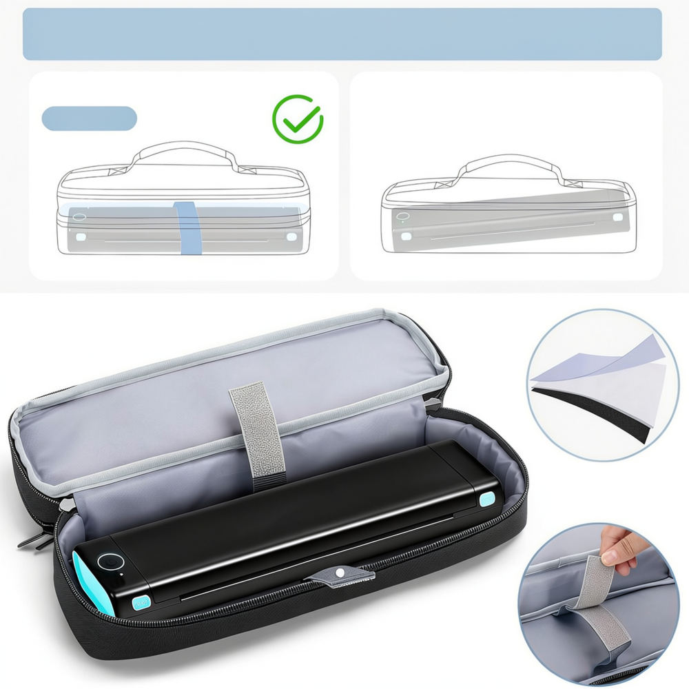 Compact Portable Printer Stora - Tech Accessories Travel Organizer Pouch 评论和价格