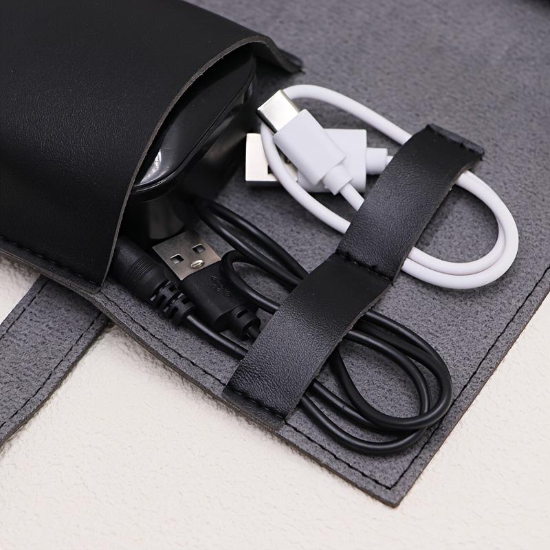 1PC PU Leather Multi-Compartme - Tech Accessories Travel Organizer Pouch 评论和价格