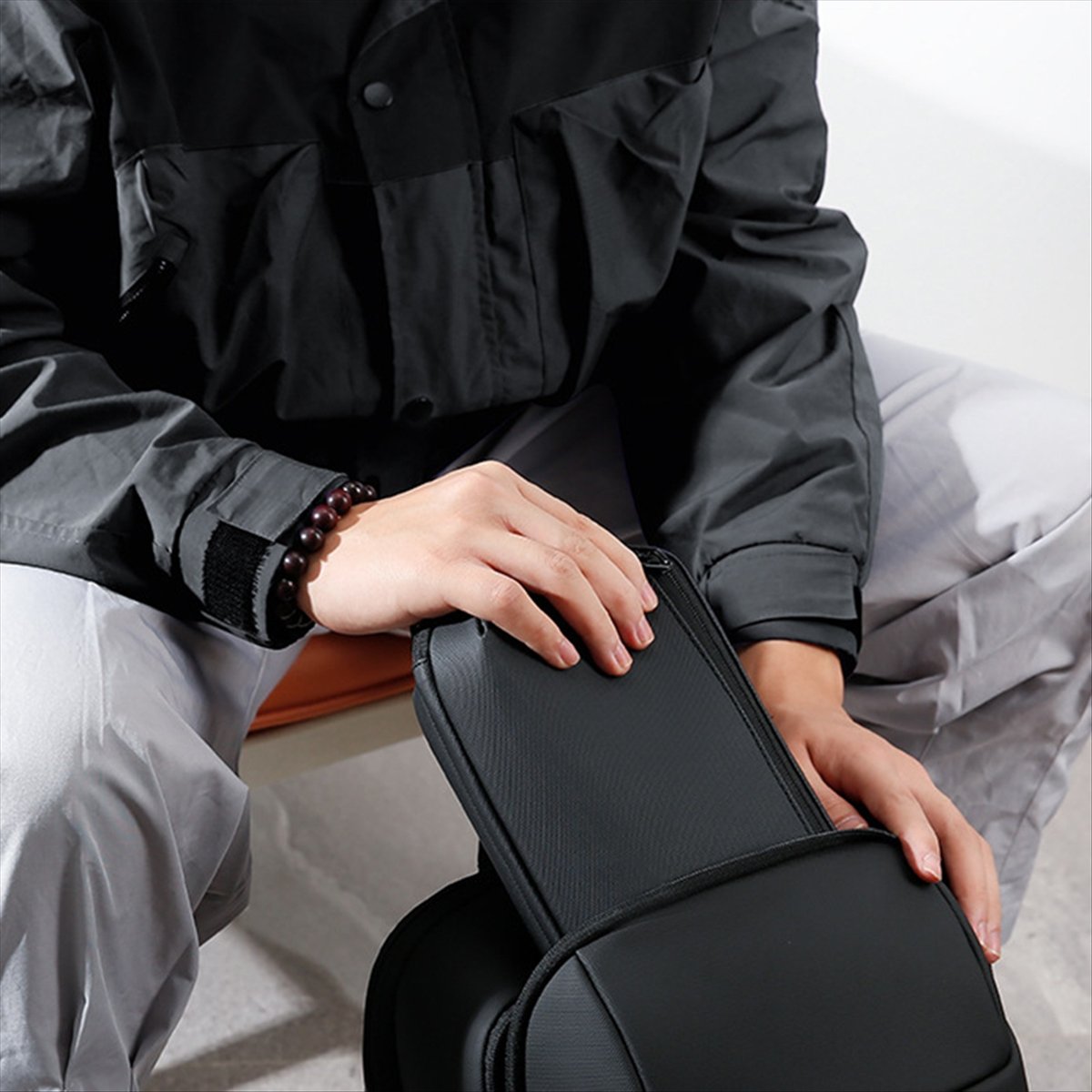 ☶❈＊♥AC1578-Waterproof Tech Pou - Tech Accessories Travel Organizer Pouch 评论和价格